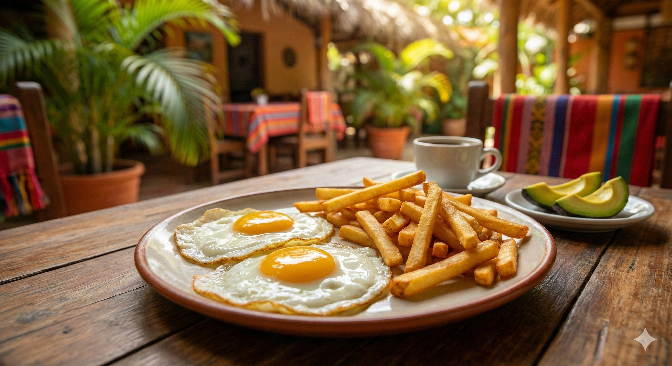 2 Eggs with French Fries