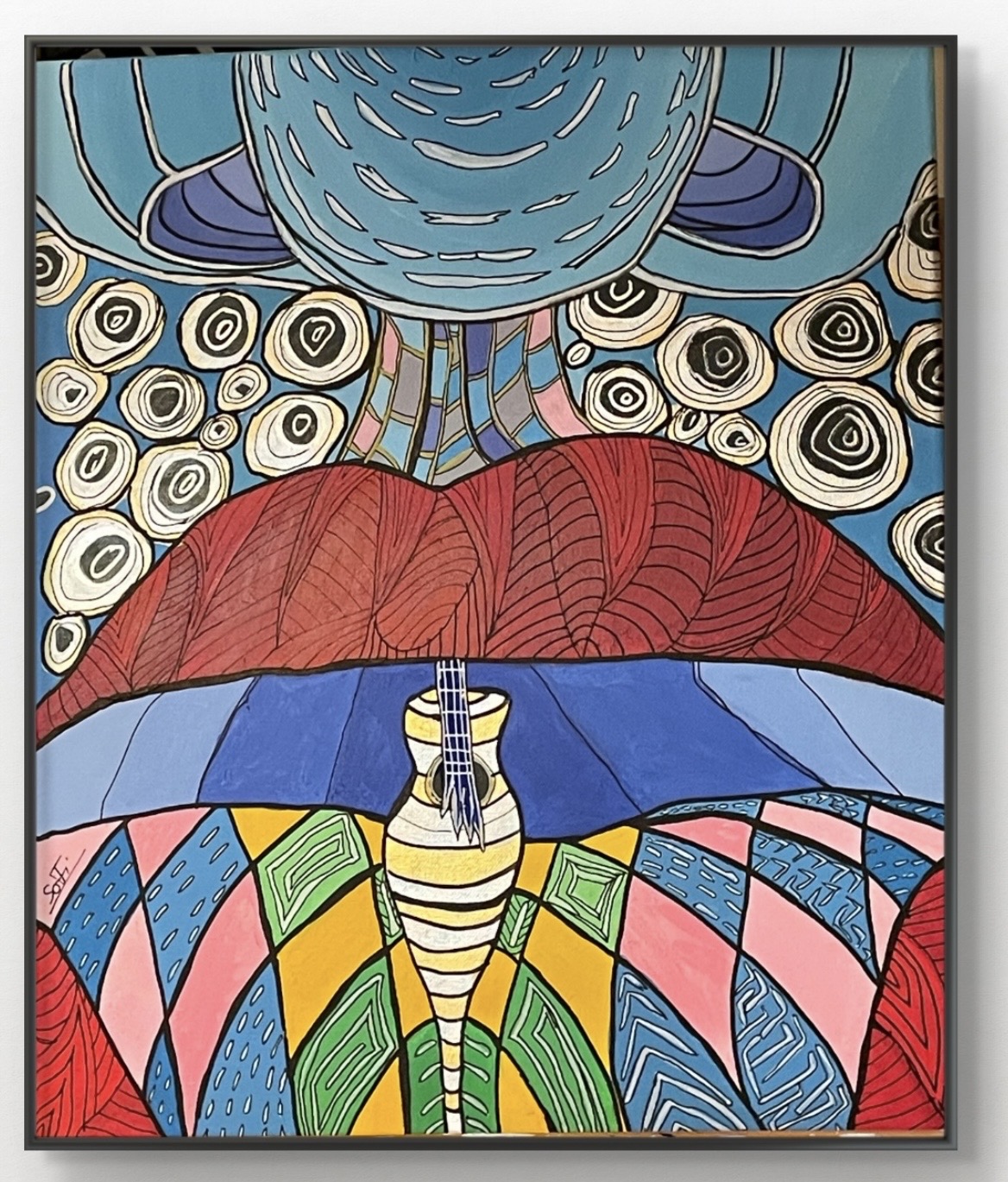 Psychédélique guitare