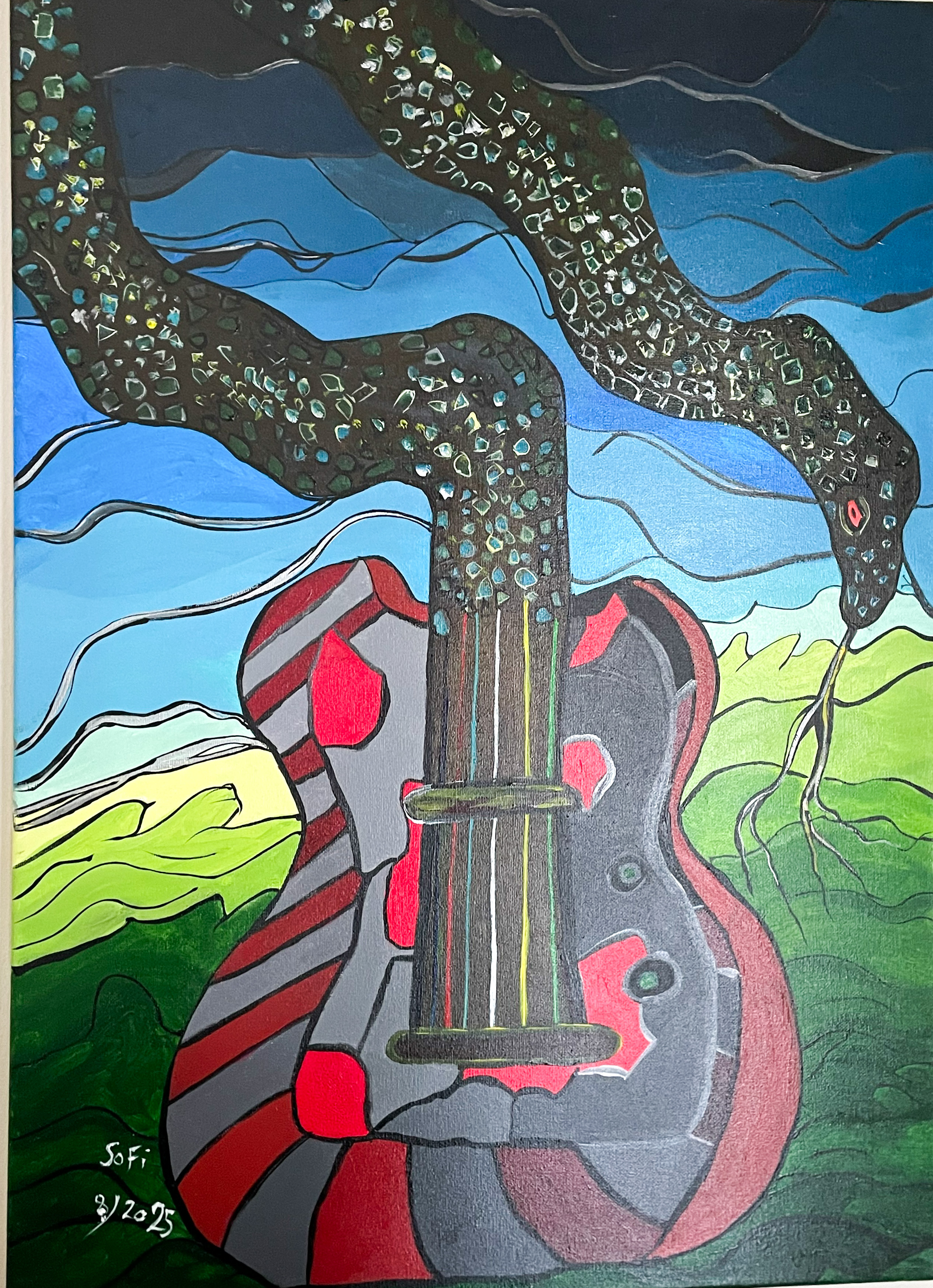 Guitare-serpent, Renaissance