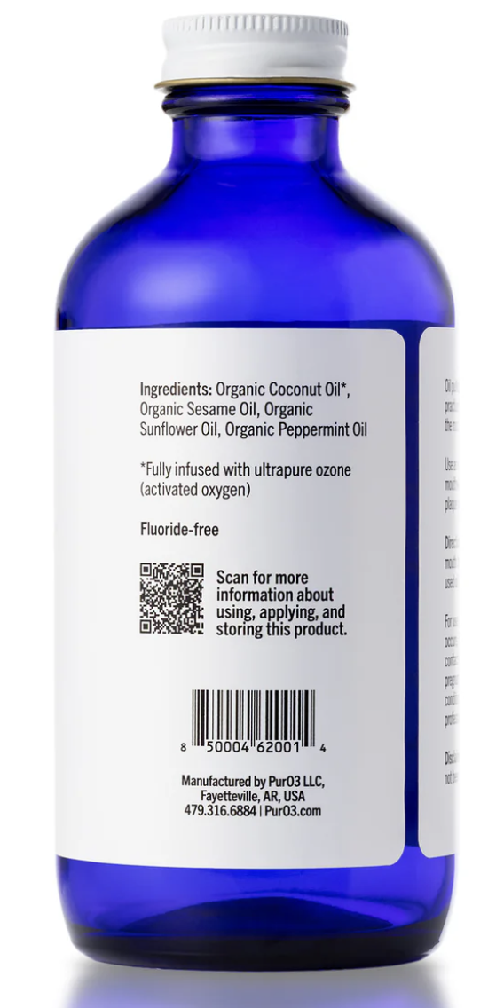Ozone-Infused Oil Pulling Solution