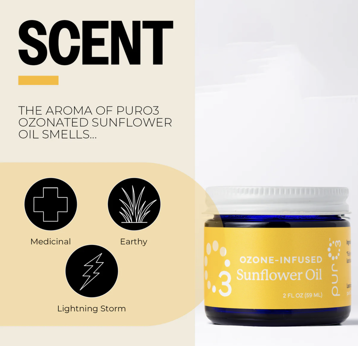 Ozone-Infused Sunflower Oil