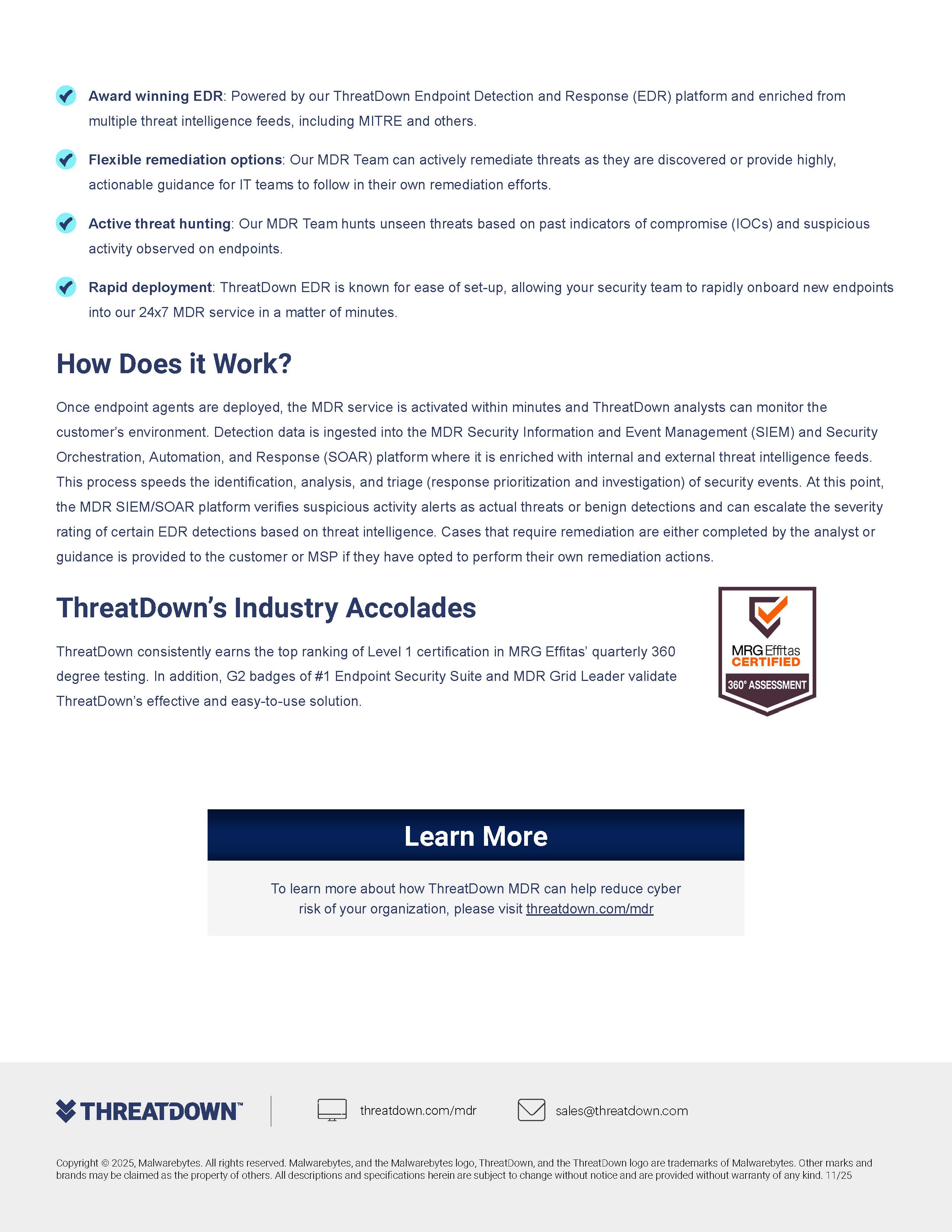 Managed Detection & Response