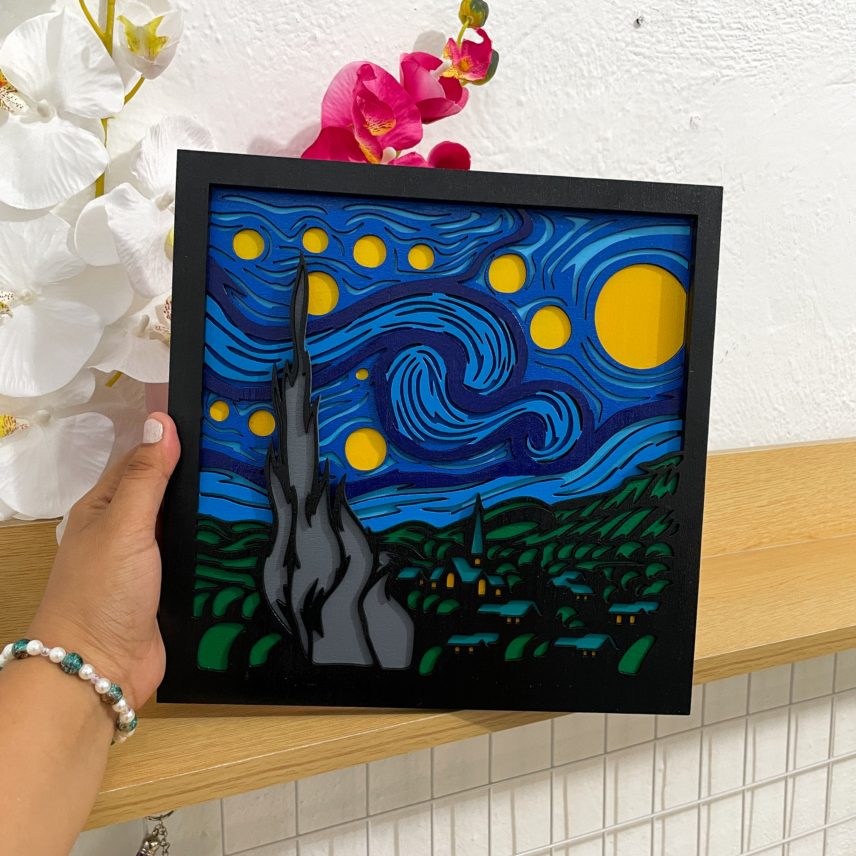 La Noche Estrellada de Van Gogh