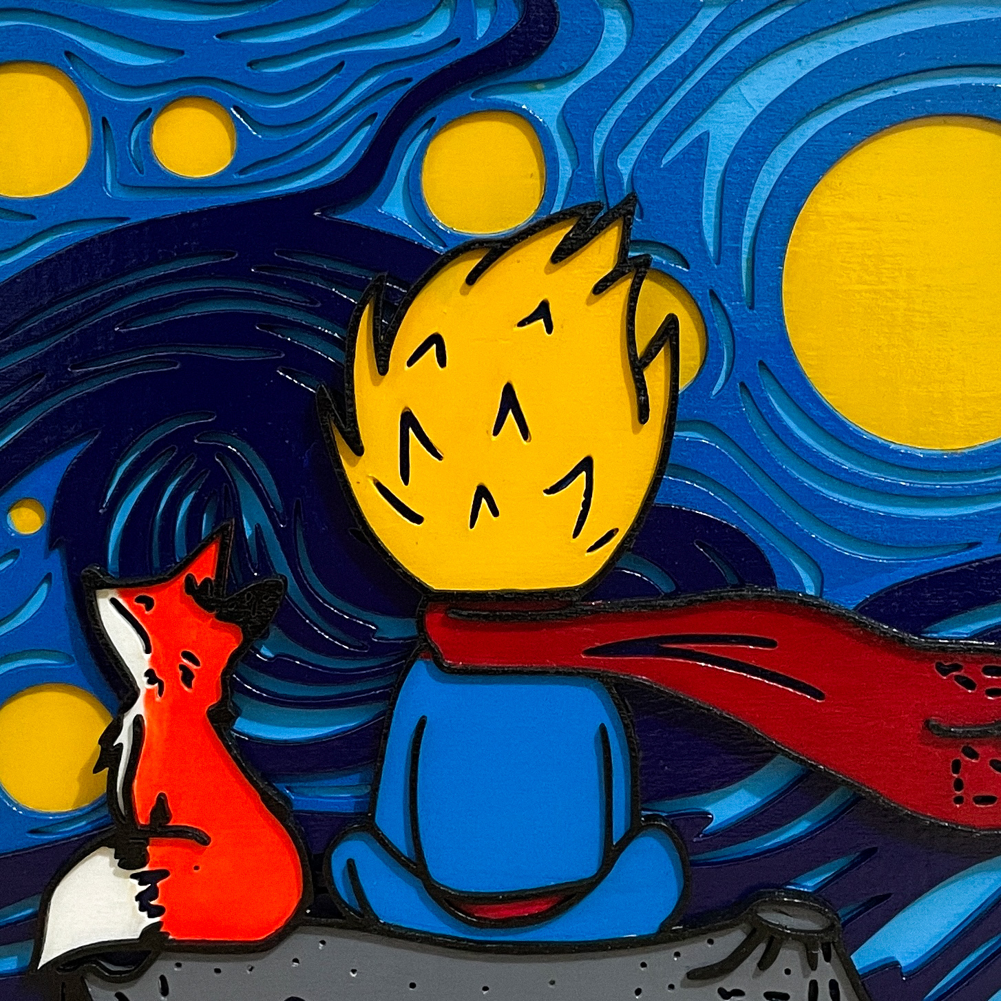 El Principito estilo Van Gogh