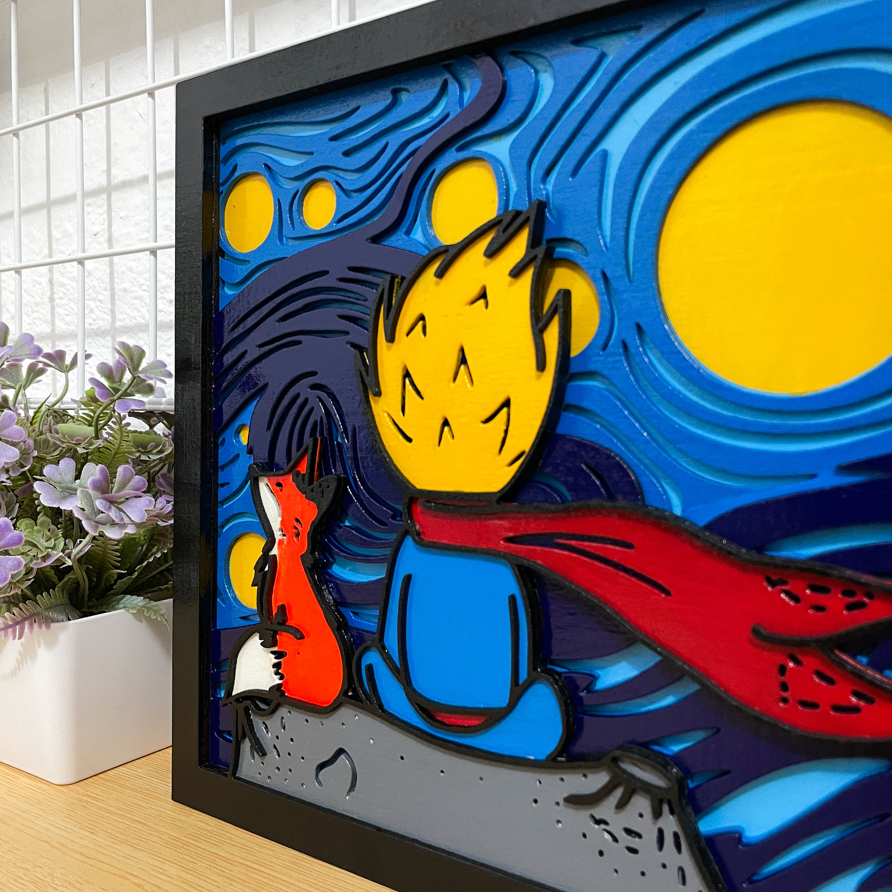 El Principito estilo Van Gogh