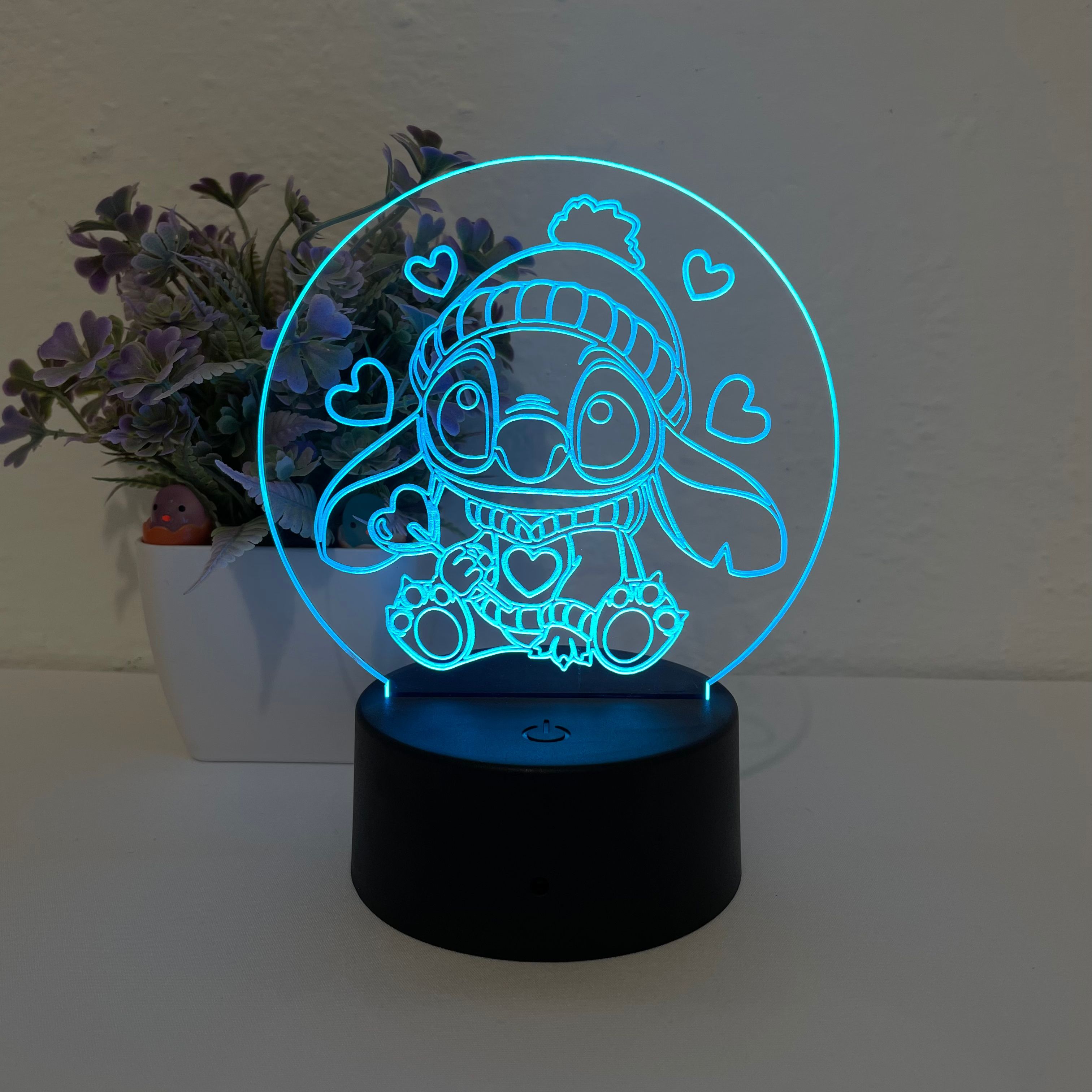 1 - Stitch con Pijama y Gorro