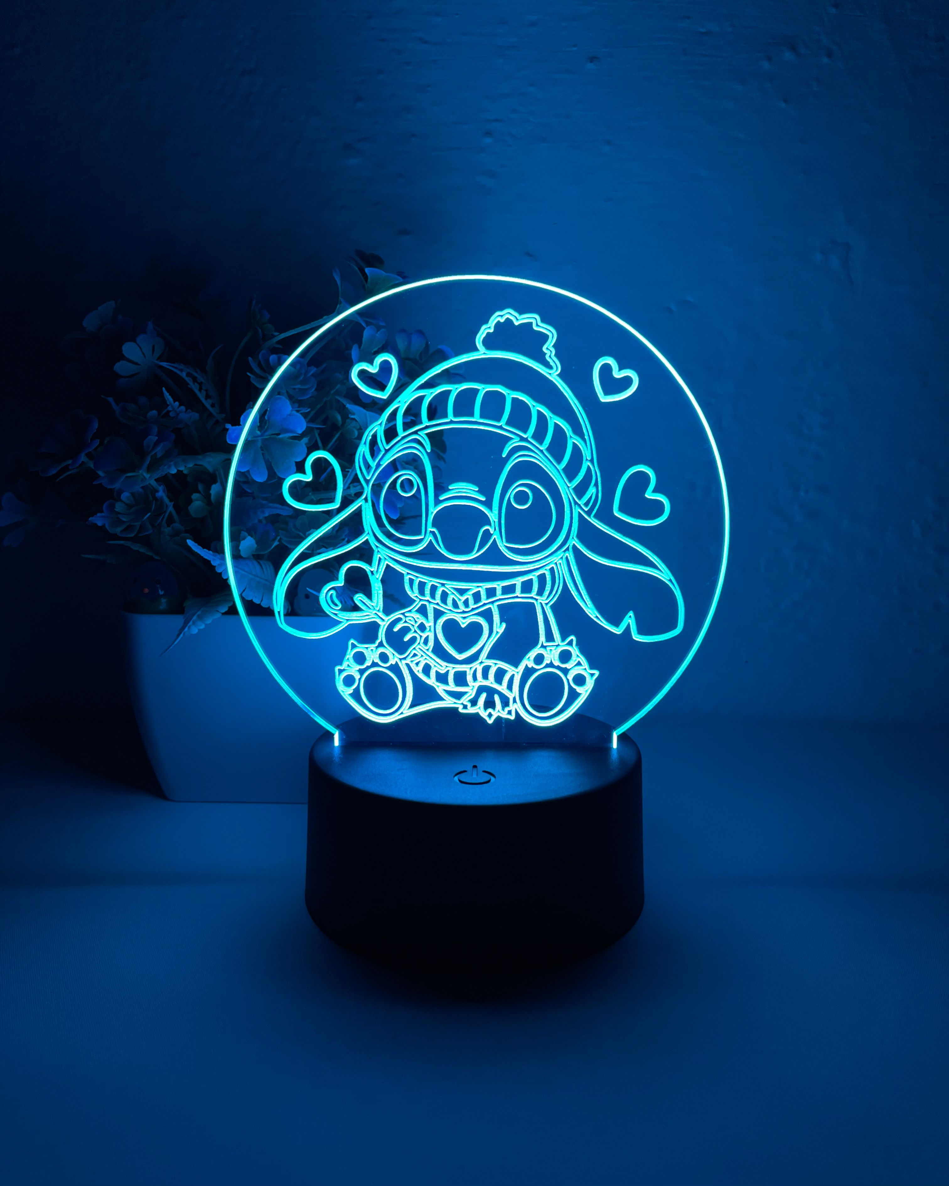 1 - Stitch con Pijama y Gorro