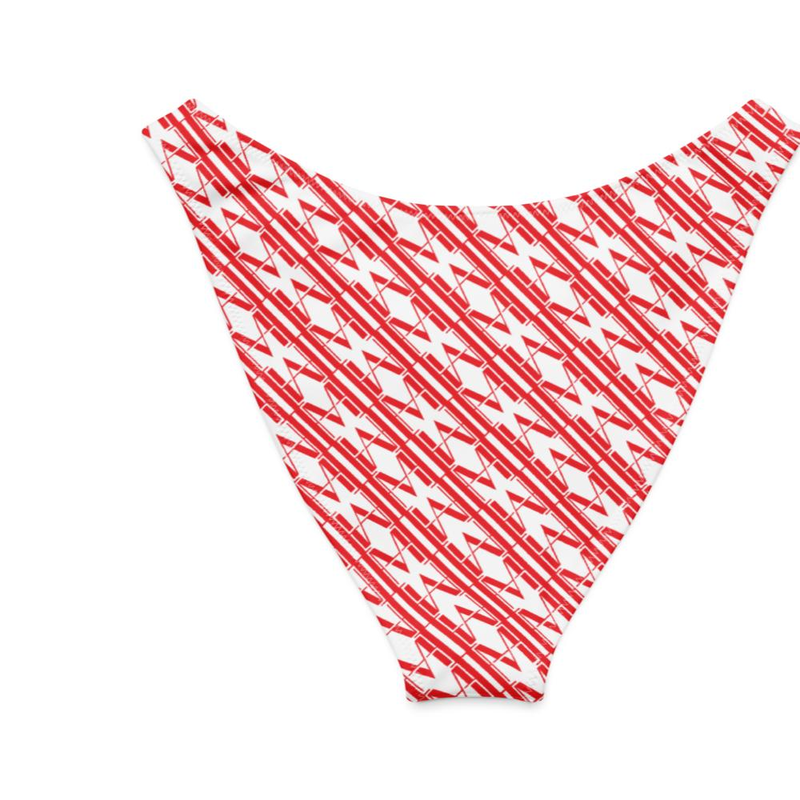 Habitual Melanin High-Leg Recycled Bikini Bottom – Elevated Beach Frequency