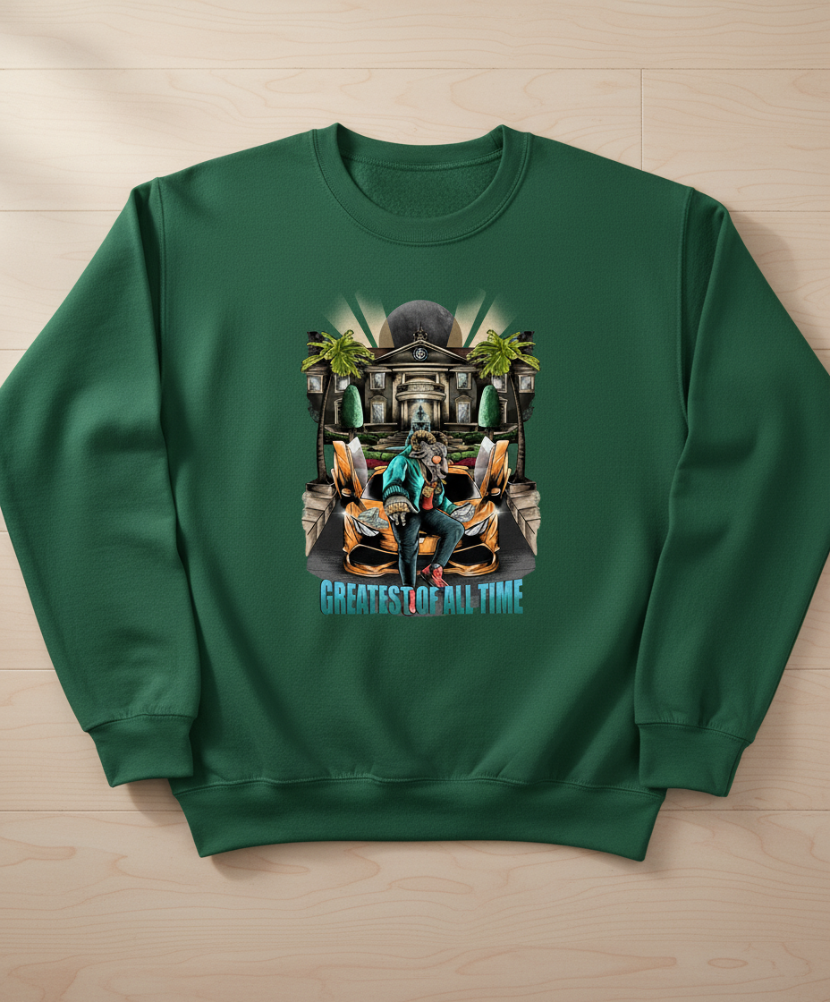Greatest of All Time Graphic Sweatshirt