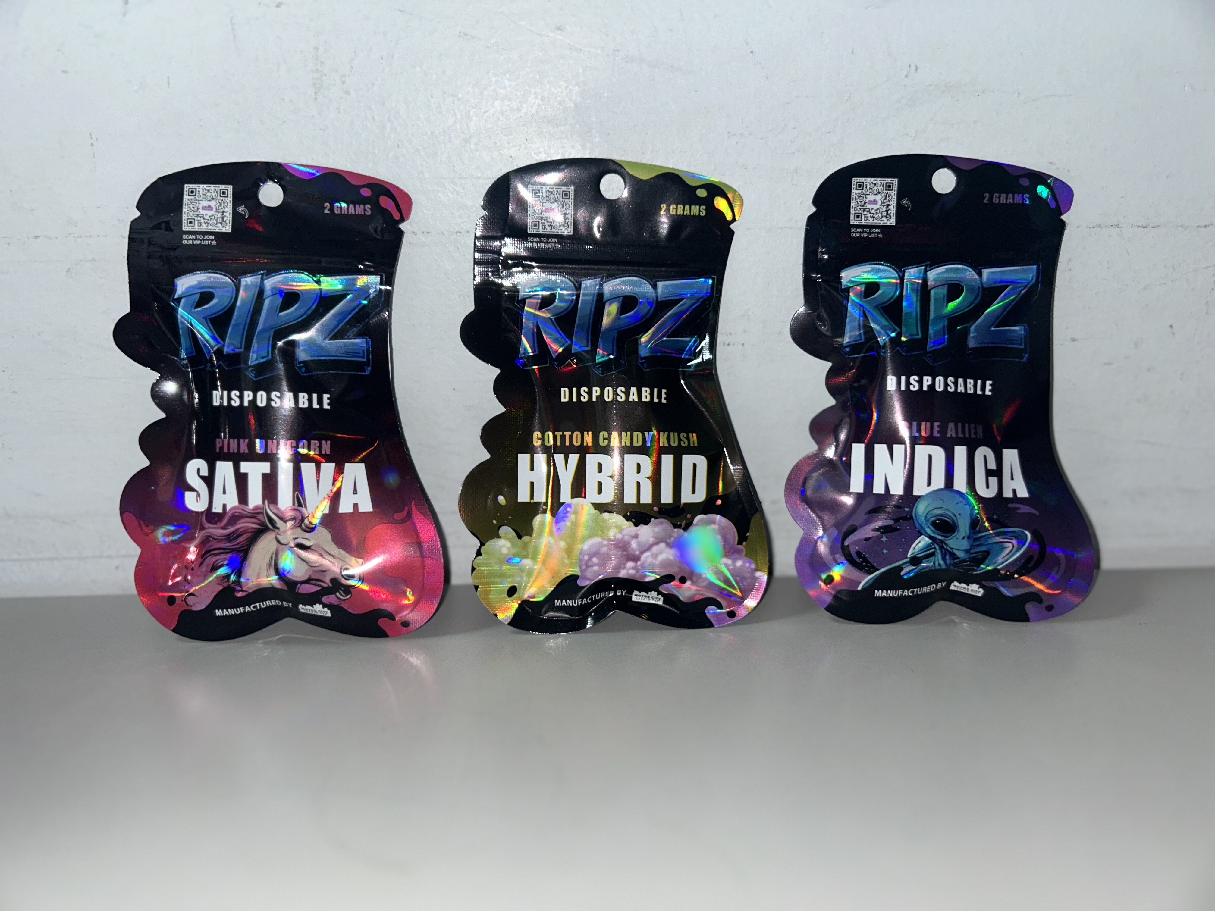 RIPZ Disposable 2G THC Vapes
