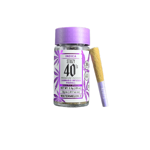 STIIIZY 40's Premium Indoor Cannabis Infused Pre Roll WATERMELON Z