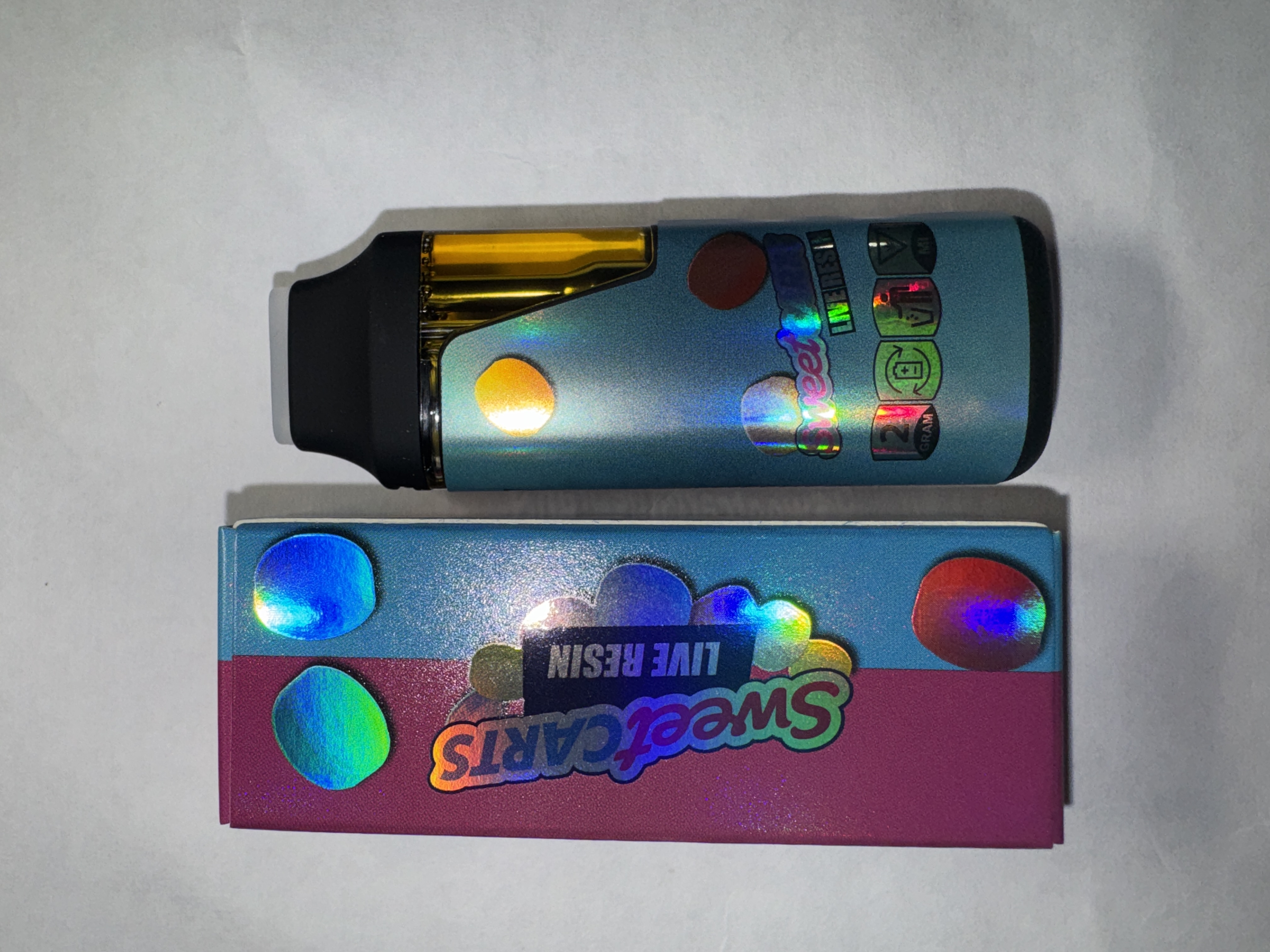 Sweetcarts live resin 2g disposable 