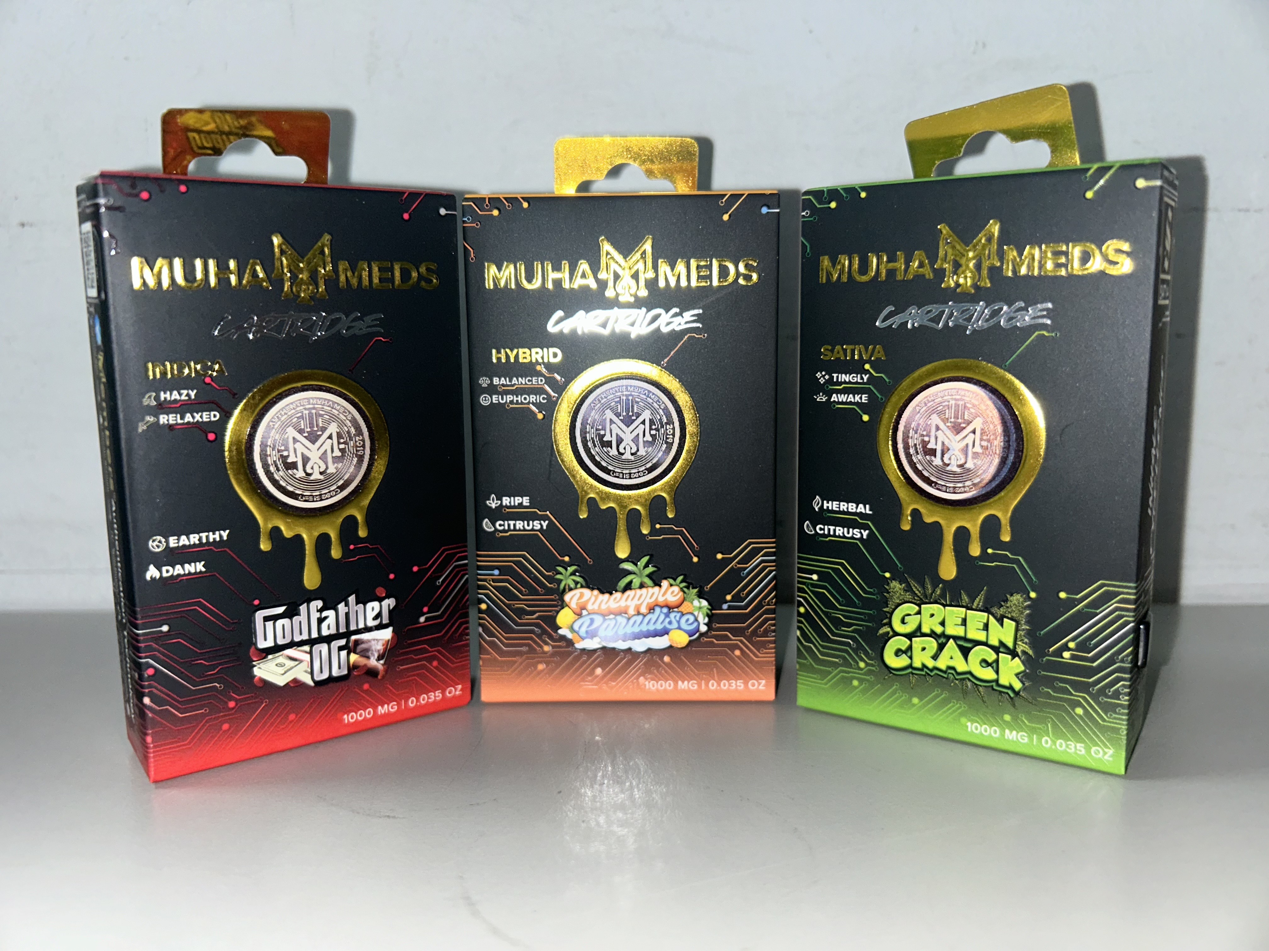 Muha Meds – 1G Cannabis Vape Cartridges