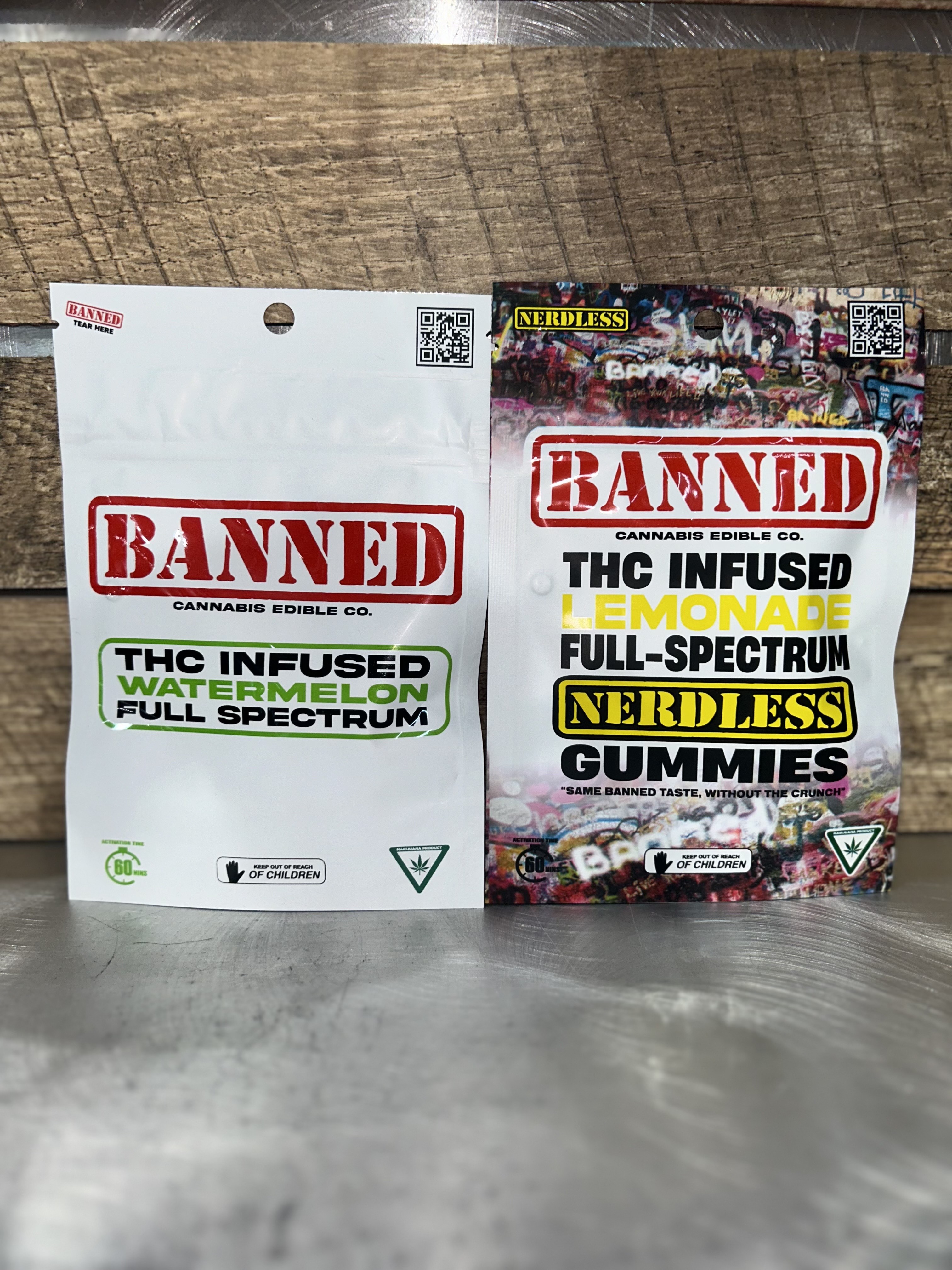 Banned Full-Spectrum THC Gummies 60mg