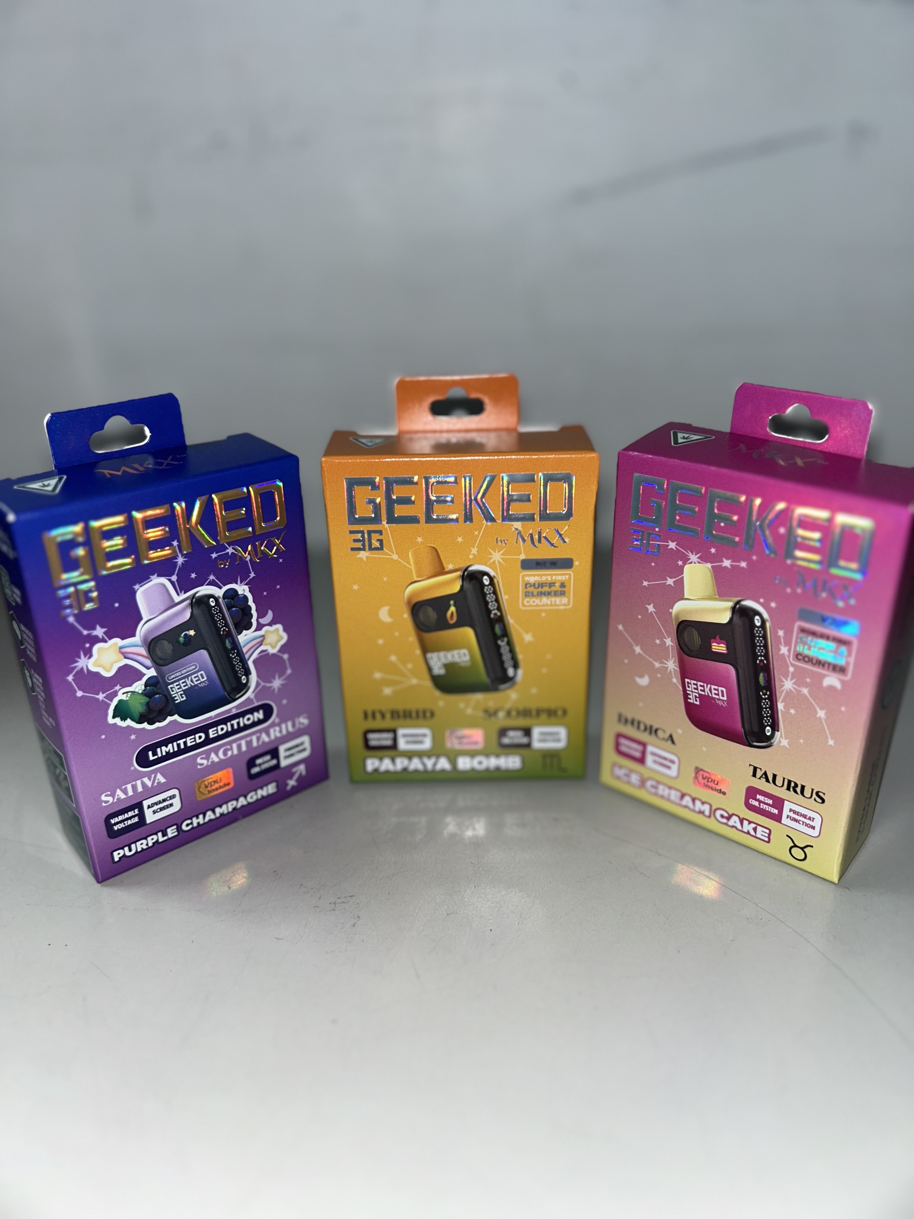 GEEKED 3G Disposables