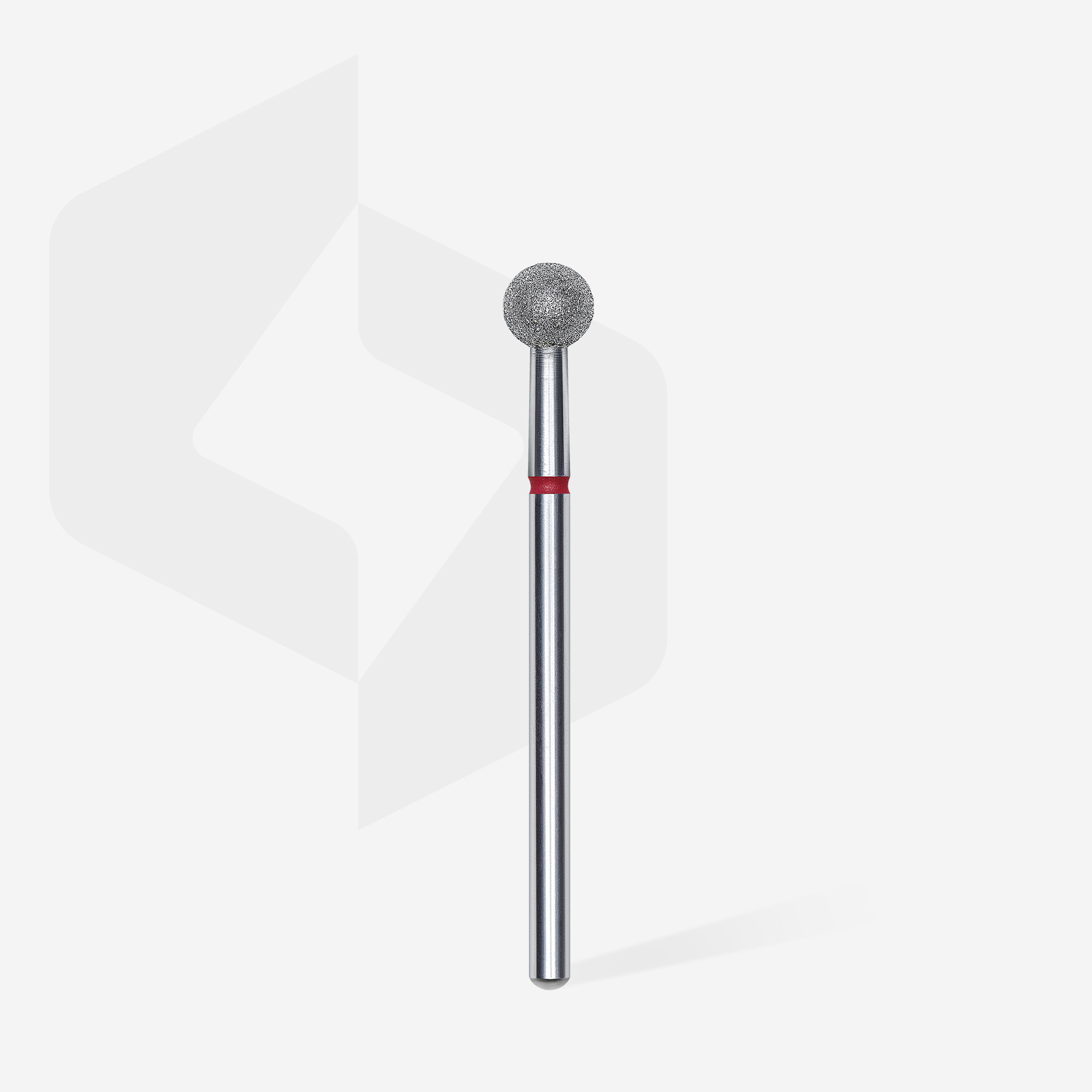 Fresa Diamante Bola 5mm - rojo