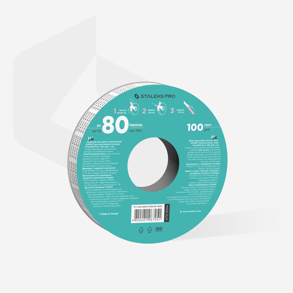 Rollo de repuesto EXPERT para el estuche-dona de plástico STALEKS PRO