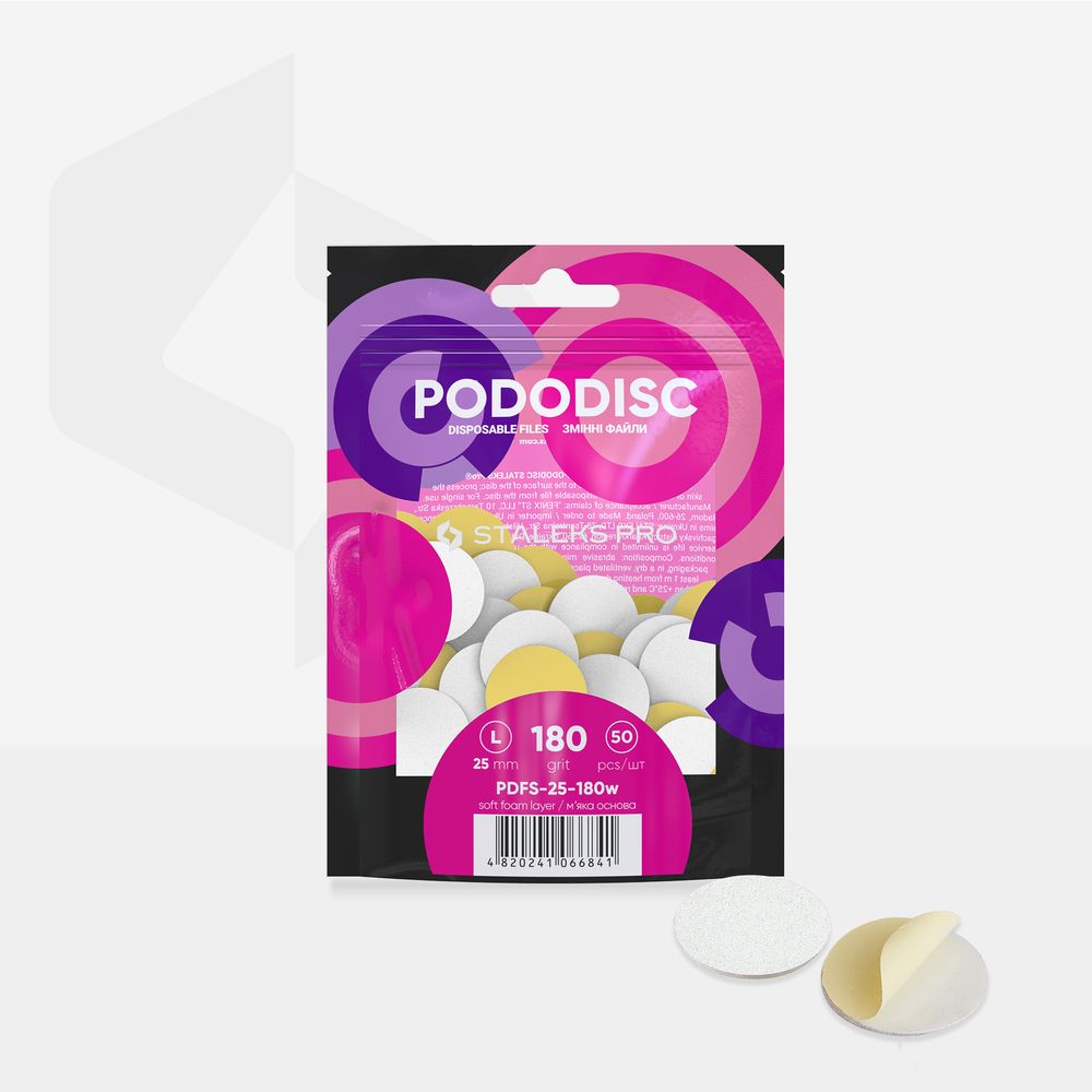 Limas Desechables para Disco PODODISC L – 180 (50 pzas.)