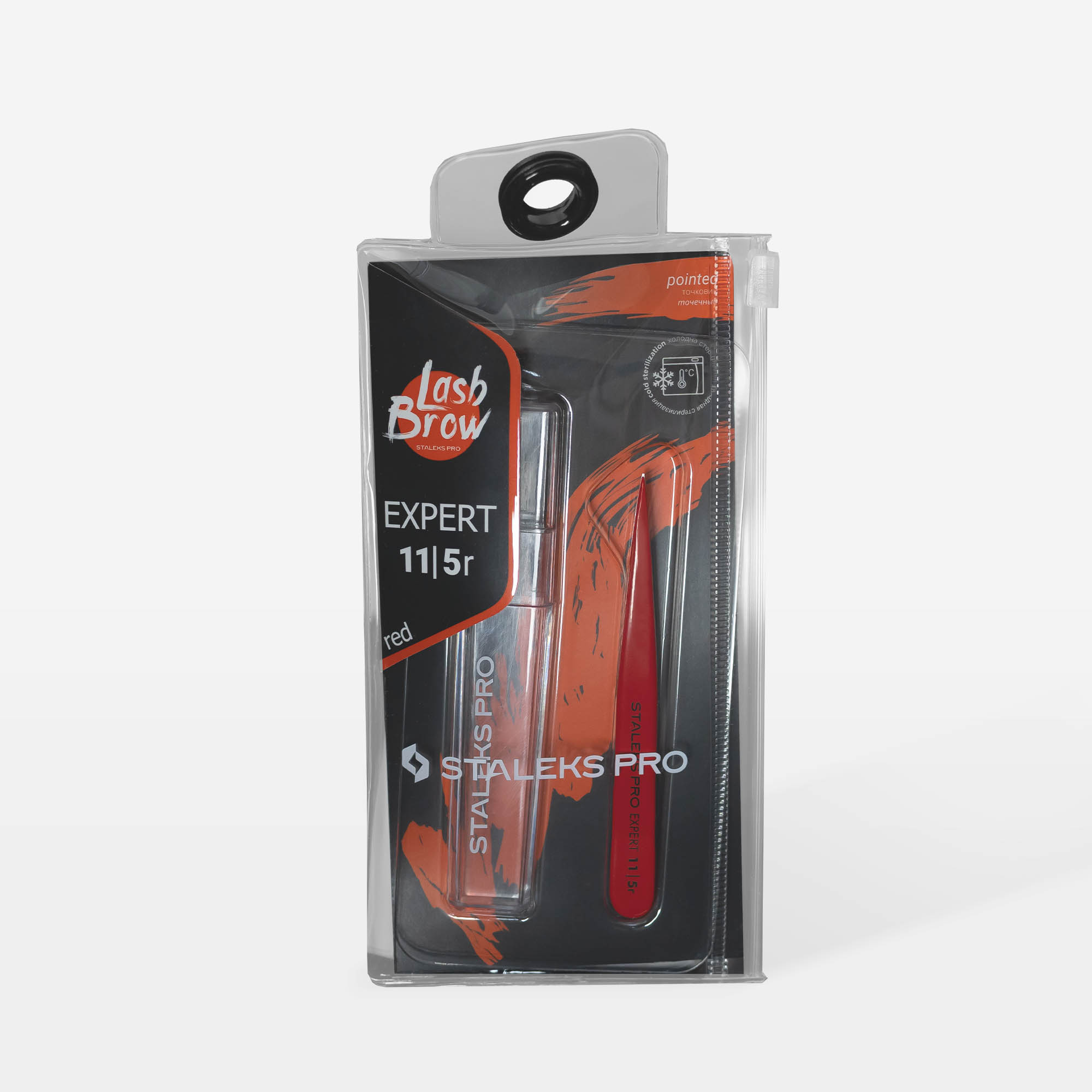 Pinza Profesional para Cejas EXPERT 11 Tipo 5r – Roja