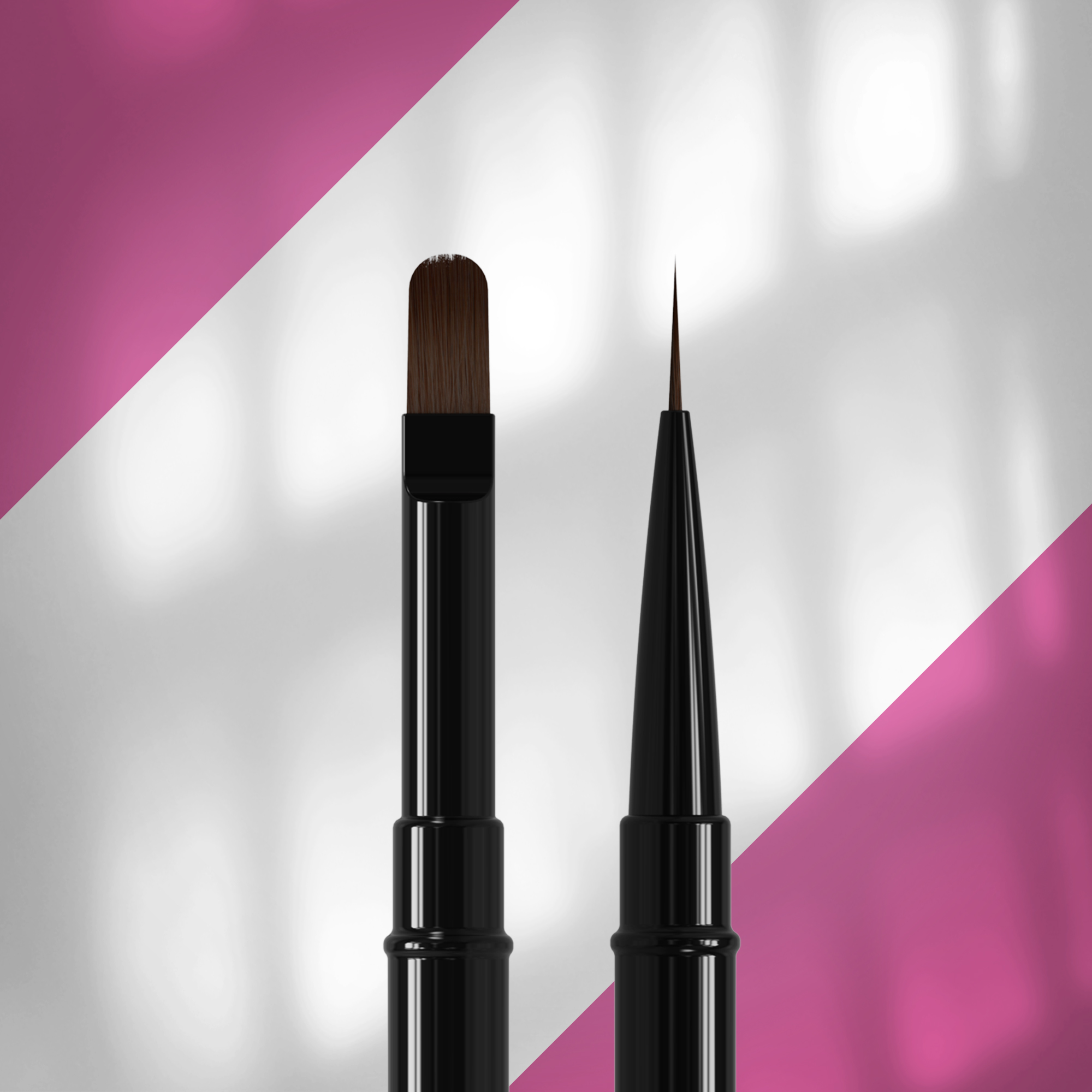 Pincel Profesional Doble EXPERT Liner 10 mm / Gel 11 mm