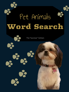 Pet Animals Word Search