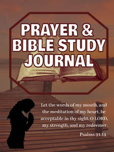 Prayer & Bible Study Journal