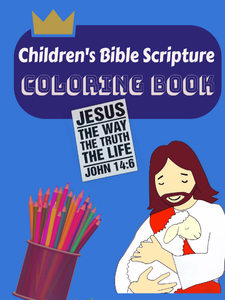 Children's Bible Scripture Coloring Book