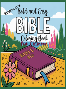 Bishop's Bold and Easy Bible Coloring Book For Children (paperback)