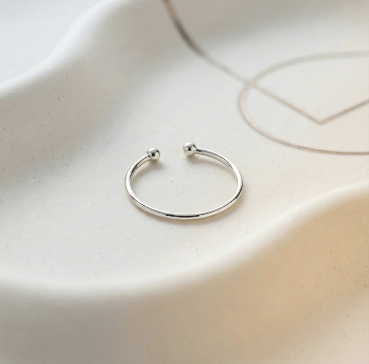 Anel Minimalista Prata