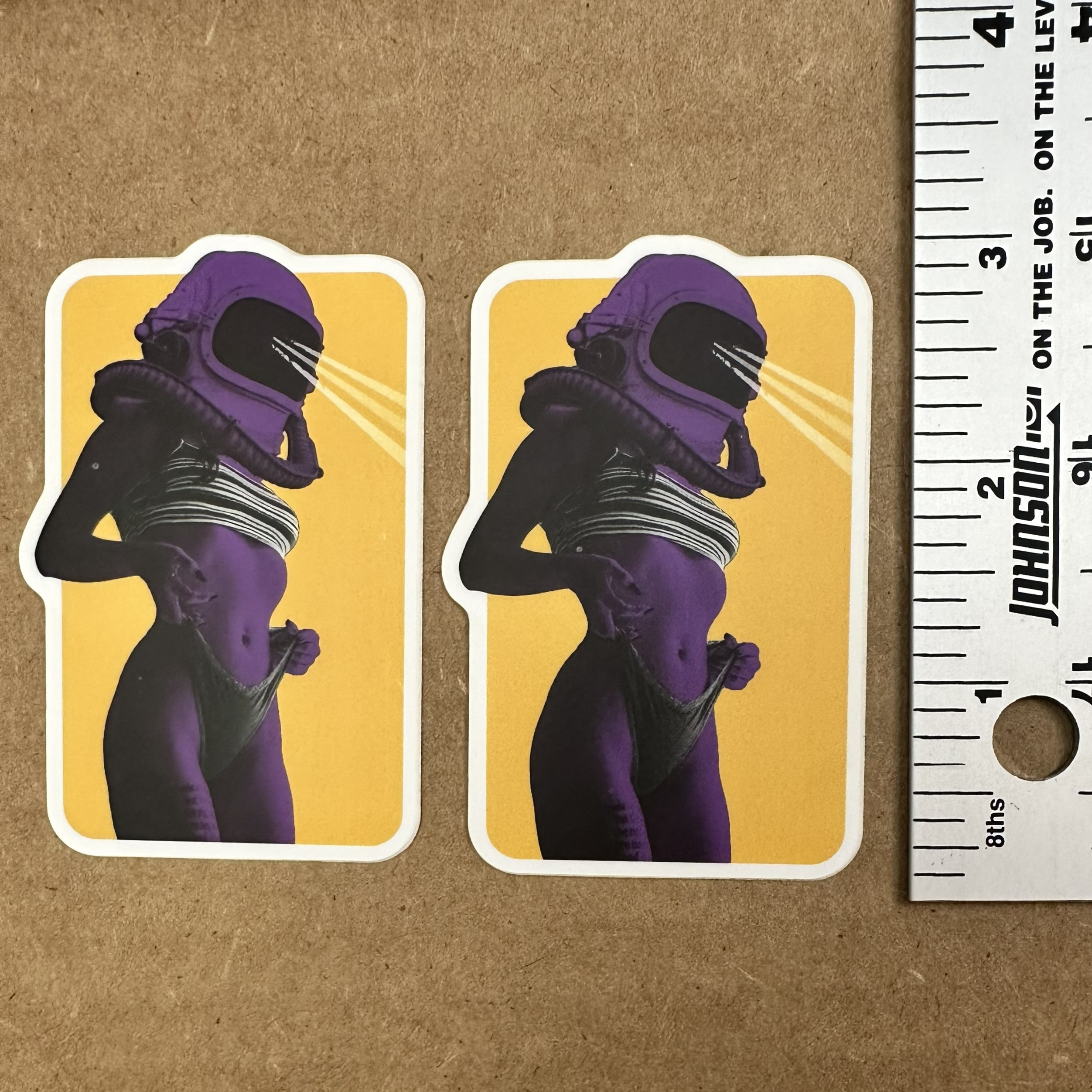 Helmet Girl with Laser