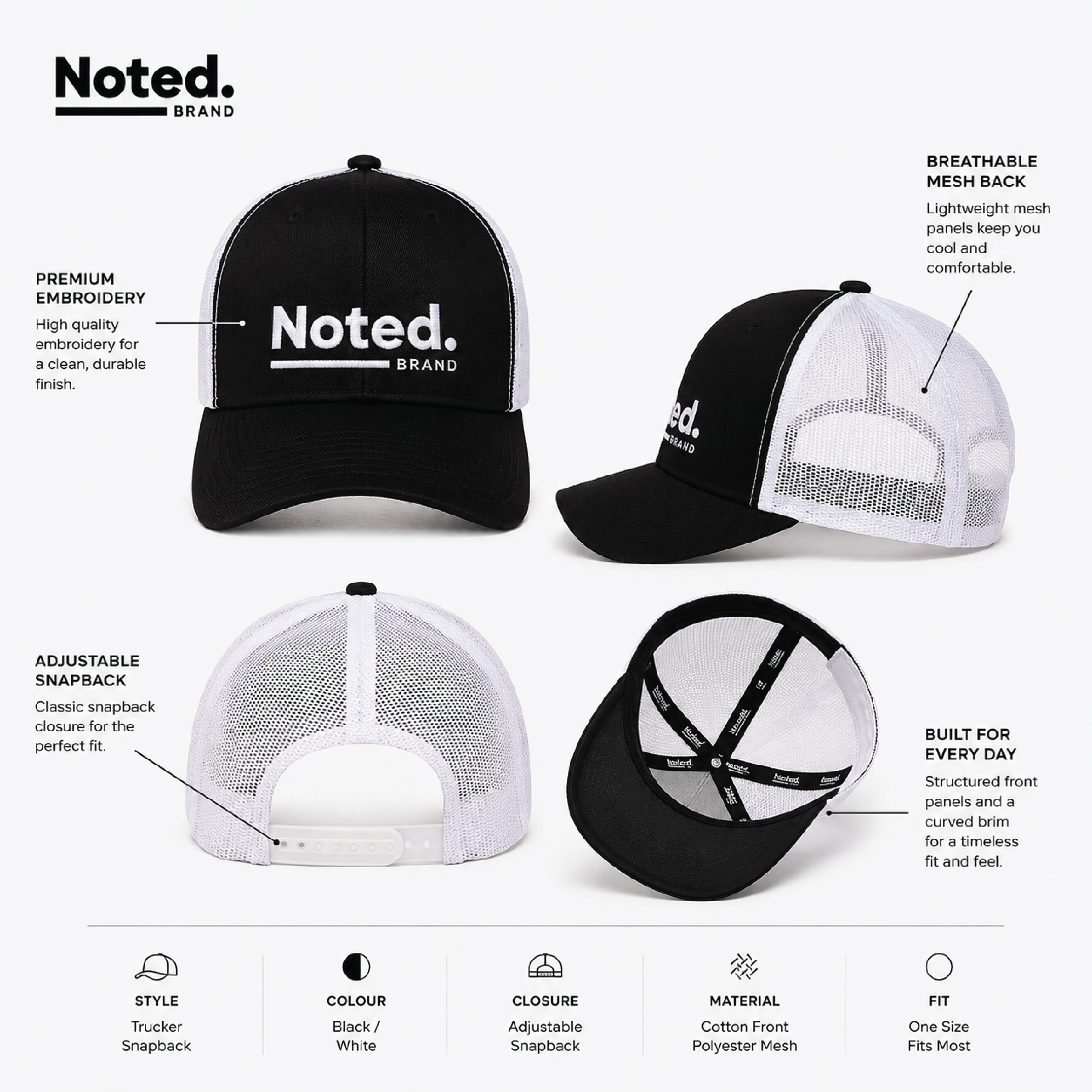 Noted. Trucker Hat