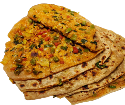 Mixed Veg Paratha 1 pcs