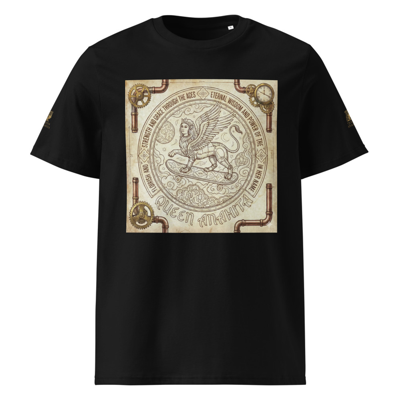 Unisex organic ribbed neck t-shirt