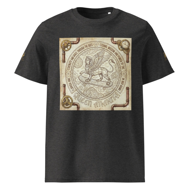 Unisex organic ribbed neck t-shirt