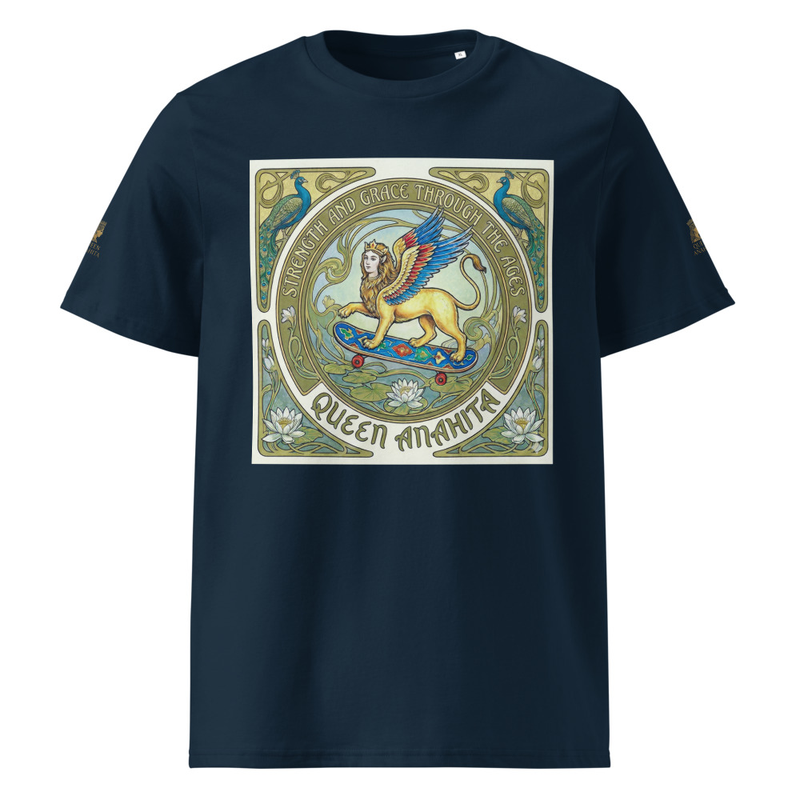 Unisex organic ribbed neck t-shirt