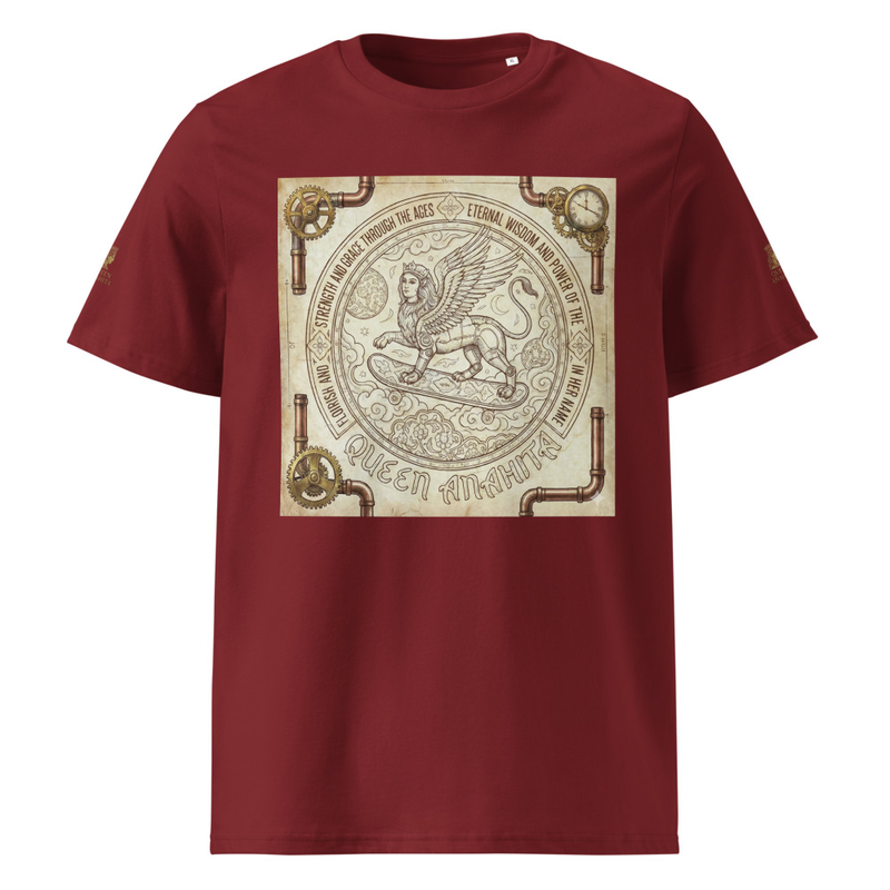 Unisex organic ribbed neck t-shirt