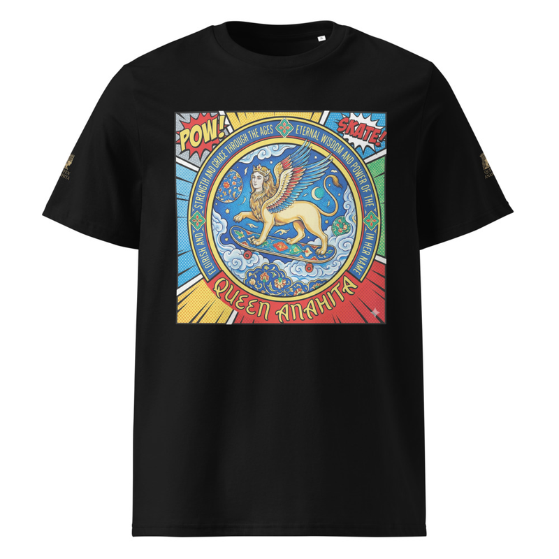 Unisex organic ribbed neck t-shirt