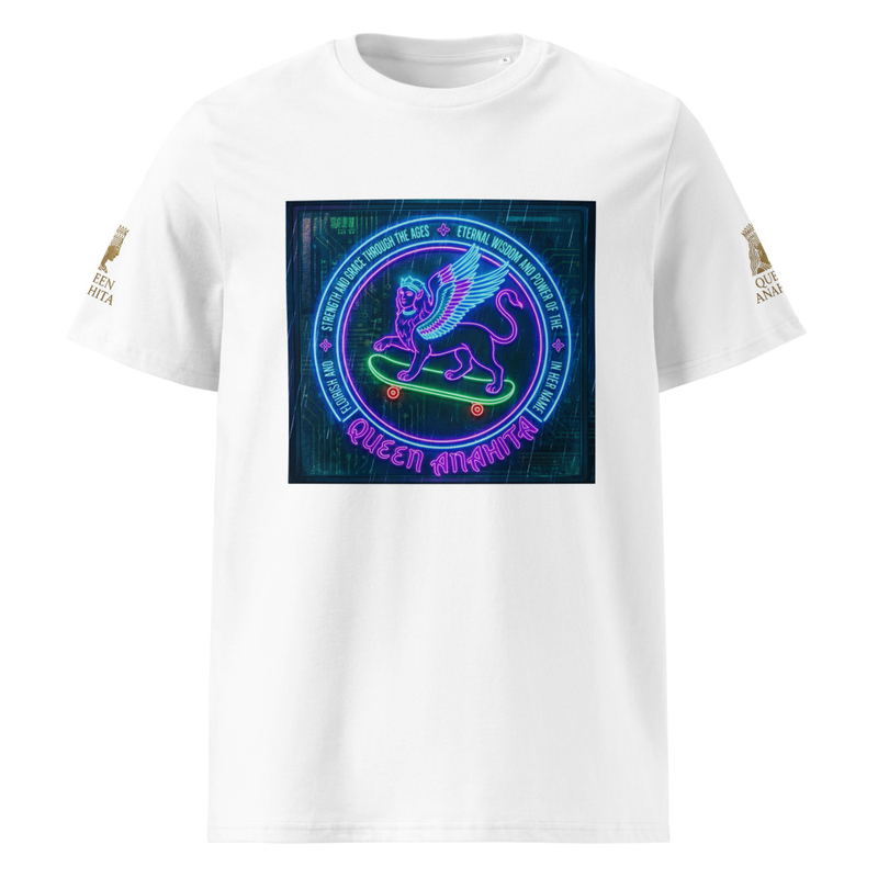 Unisex organic ribbed neck t-shirt