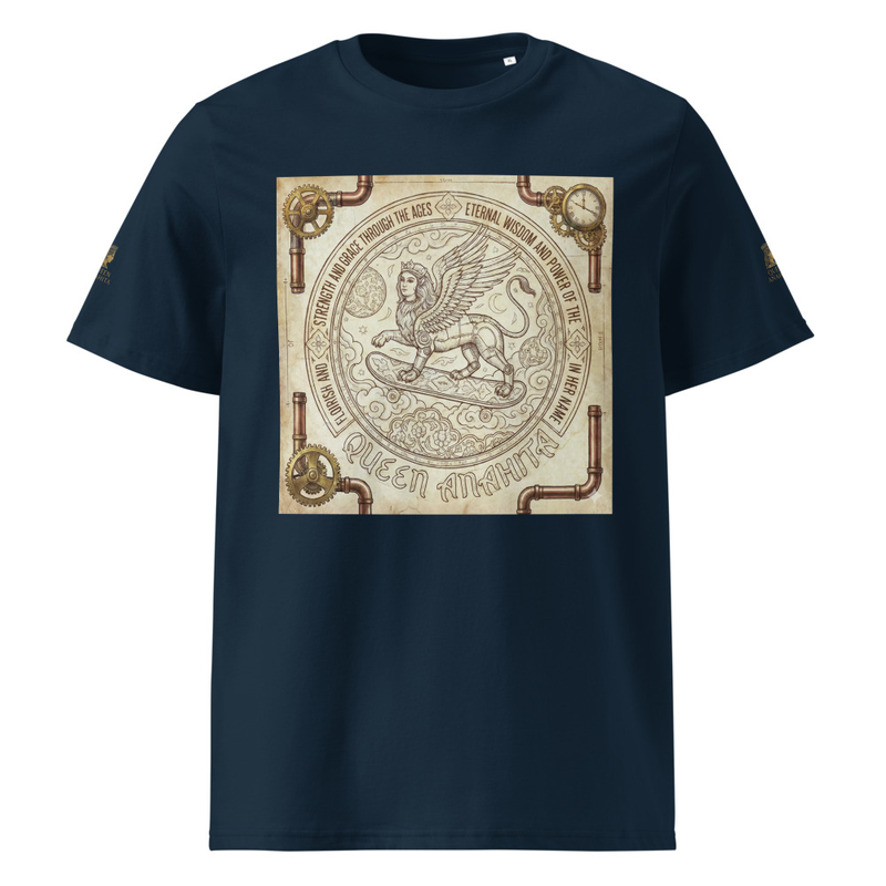 Unisex organic ribbed neck t-shirt