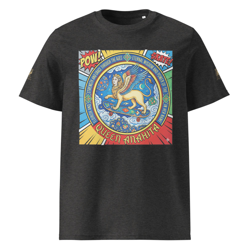 Unisex organic ribbed neck t-shirt