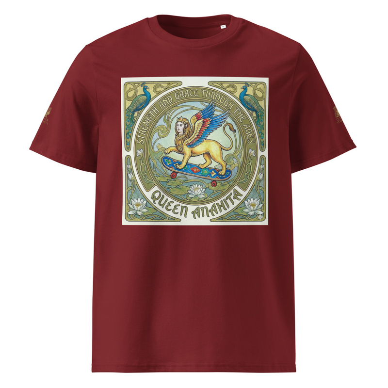 Unisex organic ribbed neck t-shirt