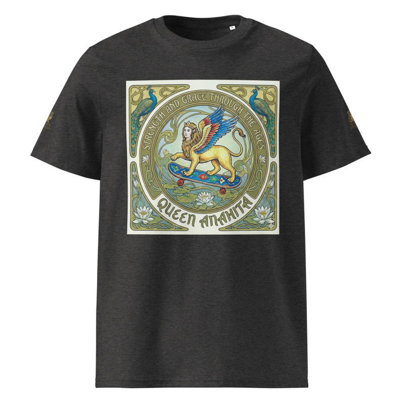 Unisex organic ribbed neck t-shirt