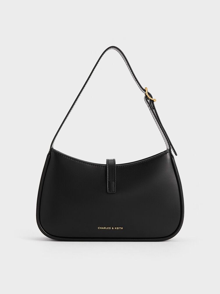 Charles & Keith Black Shoulder Bag