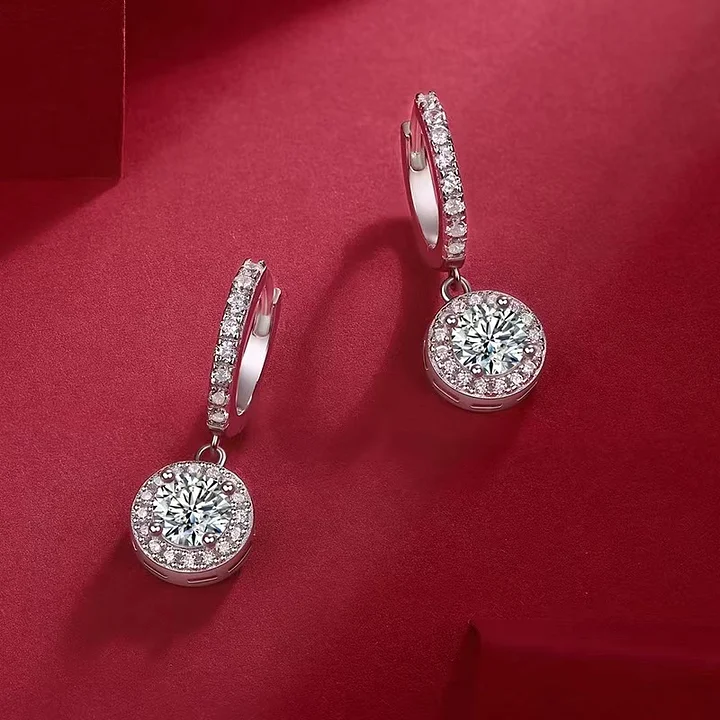 Elegant Diamond Drop Earrings