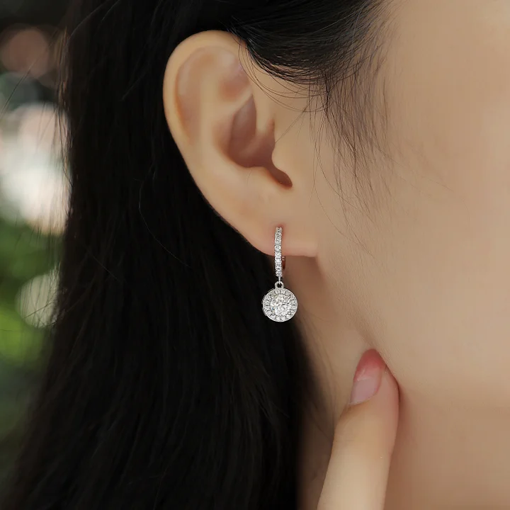 Elegant Diamond Drop Earrings