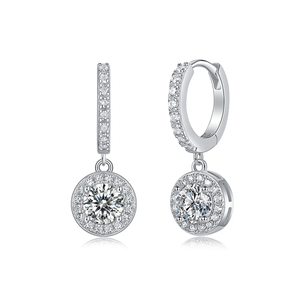 Elegant Diamond Drop Earrings