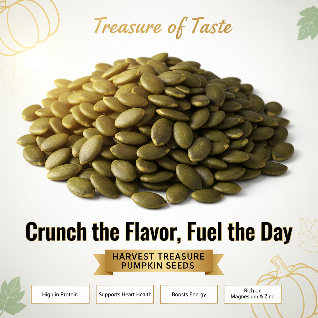Harvest Treasure Premium Pumpkin Seeds 450gm