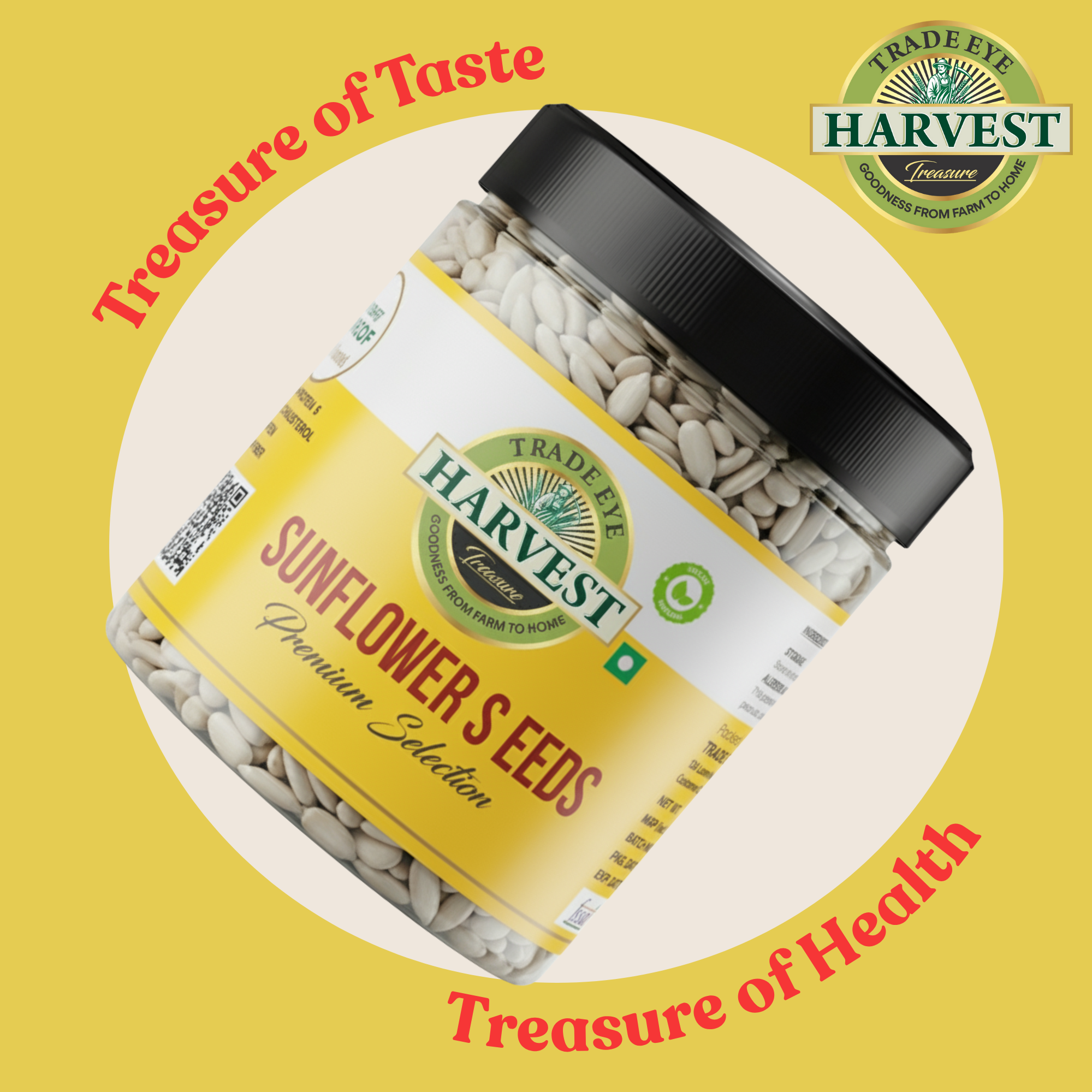 Harvest Treasure Premium Sunflower Seeds 300gm