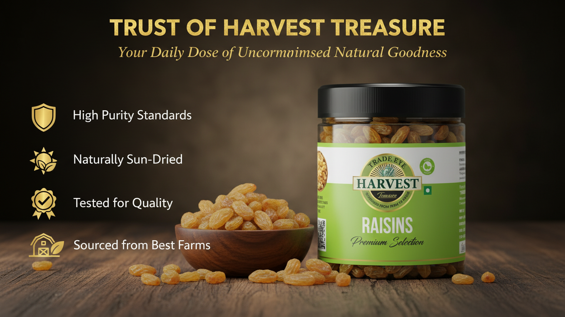 Harvest Treasure Premium Raisins 700gm