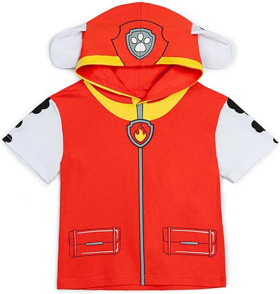 Paw Patrol Hooded Matching Family Cosplay T-Shirt Toddler to Adult Sizes (2T - 2XL)